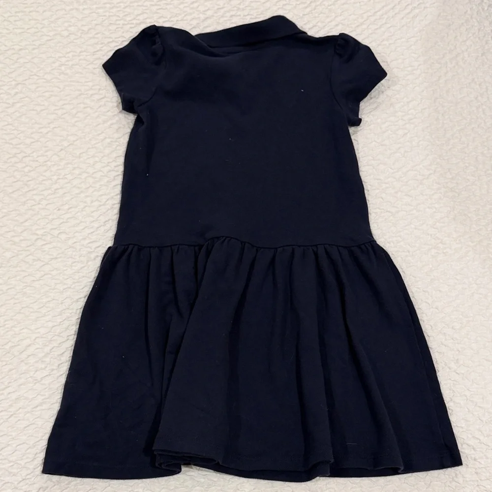 The Children's Place Navy Blue Polo Dress toddler girls 5t EUC